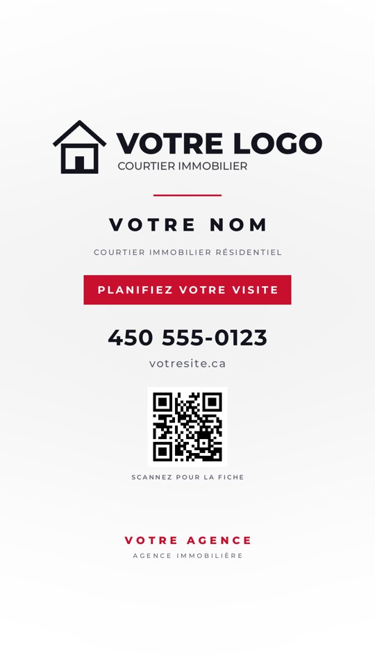 Carte de fin, style blanc